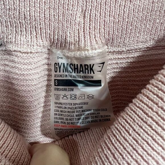 Gymshark Time Out Ribbed Knit Jogger Pink Blush, small - Picture 4 of 7